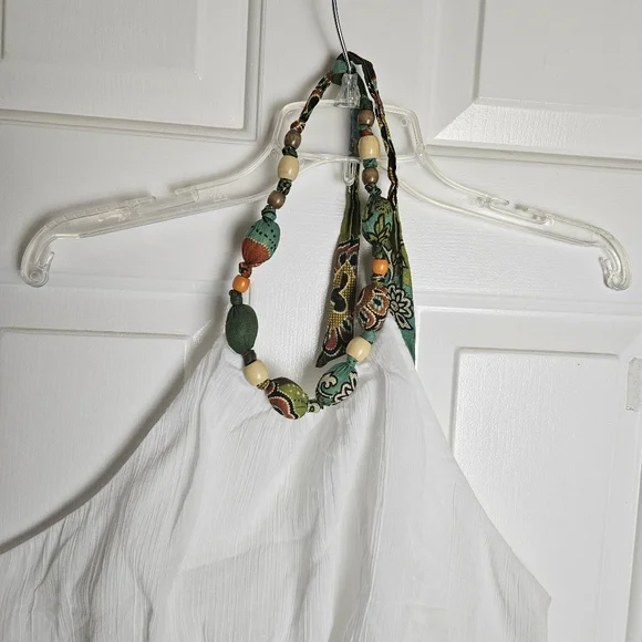 Robbie Bee Women Striking White Sundress Size 14 - Picture 3 of 15